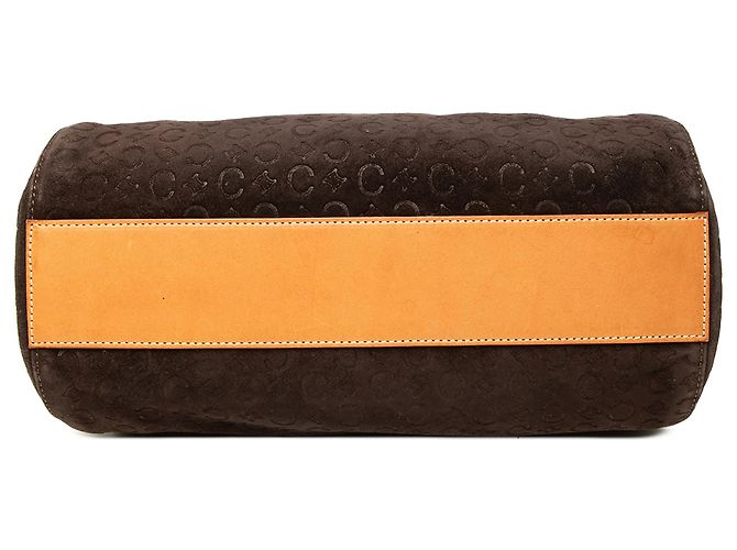 Céline Sac à main Celine Brown C Macadam en daim - vue 3