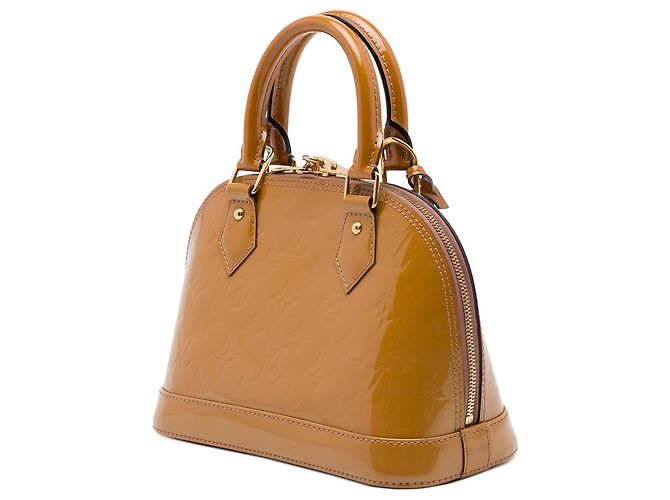 Louis Vuitton Brown Monogram Vernis Alma BB - vista 2