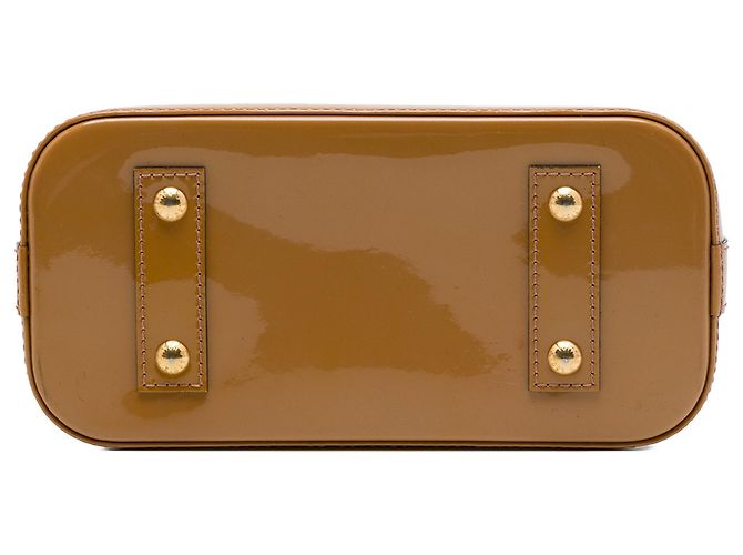 Louis Vuitton Brown Monogram Vernis Alma BB - vista 3
