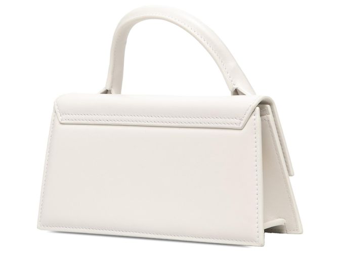 Jacquemus White Smooth Calfskin Le Chiquito Long - vista 2