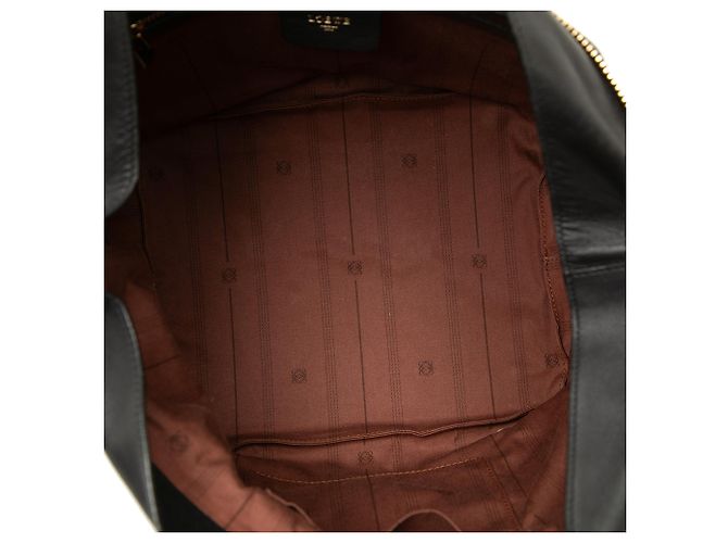 Tote convertible in pelle nera LOEWE - vista 4