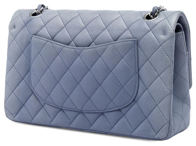 Chanel Purple Medium Classic Lambskin Double Flap - Ansicht 2