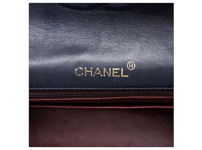 Chanel Blue Mini Square Classic Lambskin Single Flap - Ansicht 5