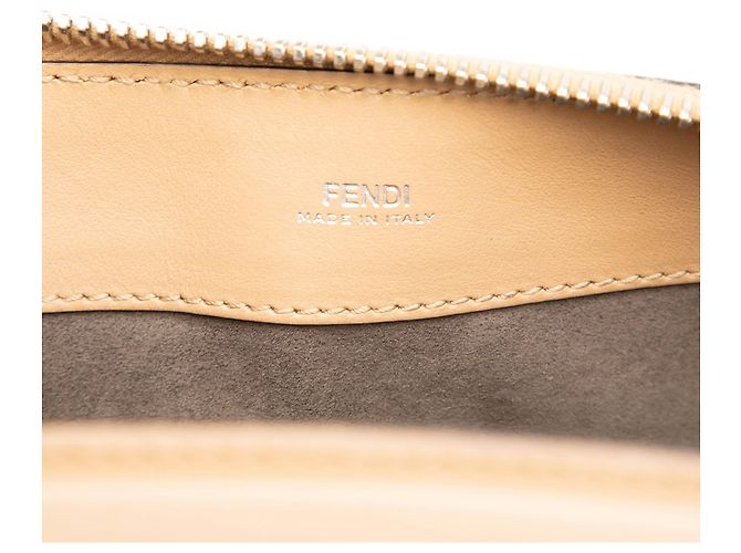 Bolsa Fendi Flowerland Dotcom Medium em couro marrom - vista 5