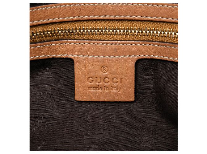 Borsa Gucci Beige Medium GG Canvas Charm Dome Satchel - vista 5