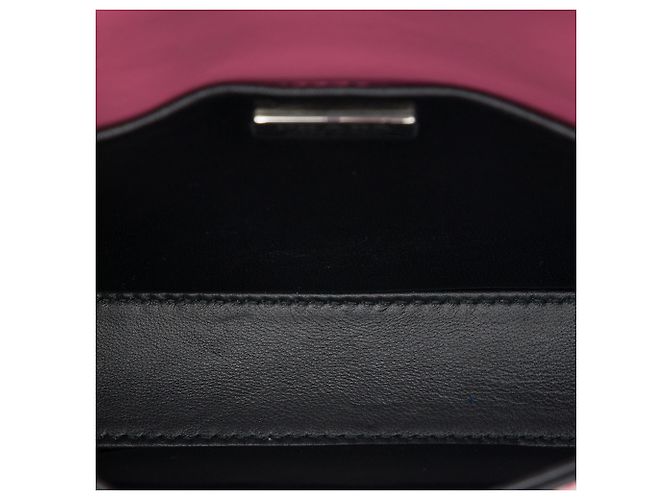 Bolsa Tiracolo com Aba Sybille em Couro Spazzolato Rosa Prada - vista 4