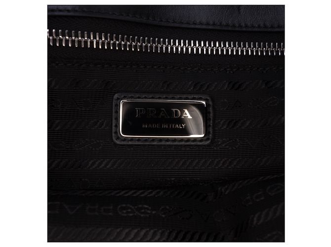 Tote Prada in pelle Spazzolato nera - vista 5
