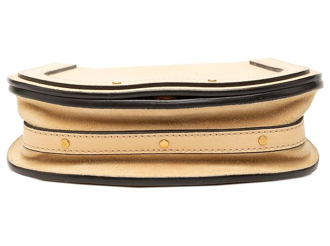 Borsa Nile Bracelet Chloé Piccola in Pelle Gialla - vista 3