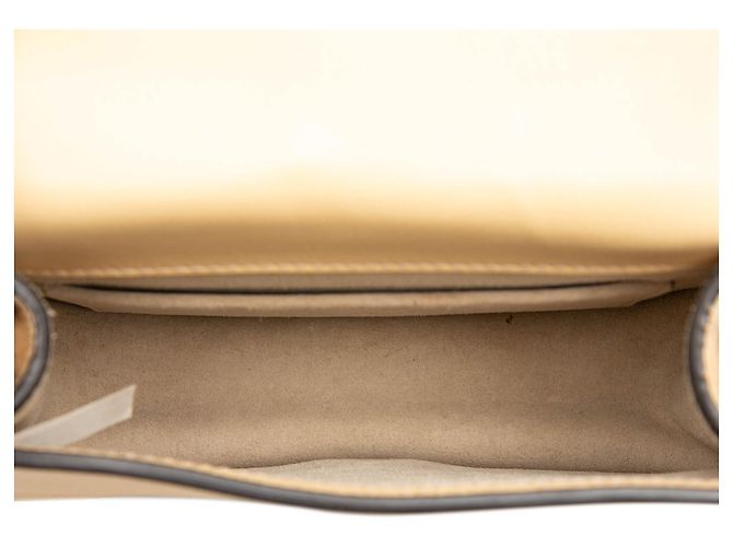 Borsa Nile Bracelet Chloé Piccola in Pelle Gialla - vista 4