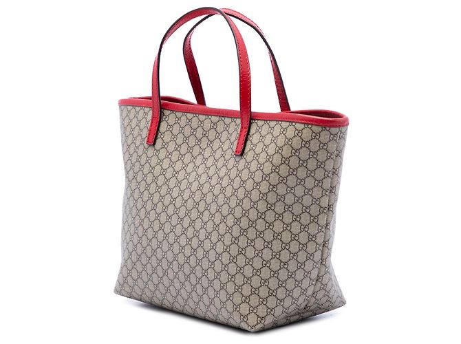 Borsa Tote Bambola GG Supreme per Bambini Gucci Beige - vista 2
