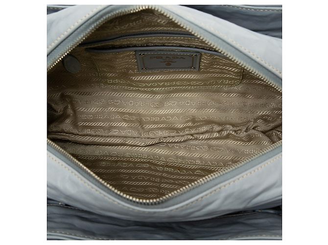 Re-Edition Prada Blue Nappa Antique Re Edition 2001 Top Handle Tasche - Ansicht 4