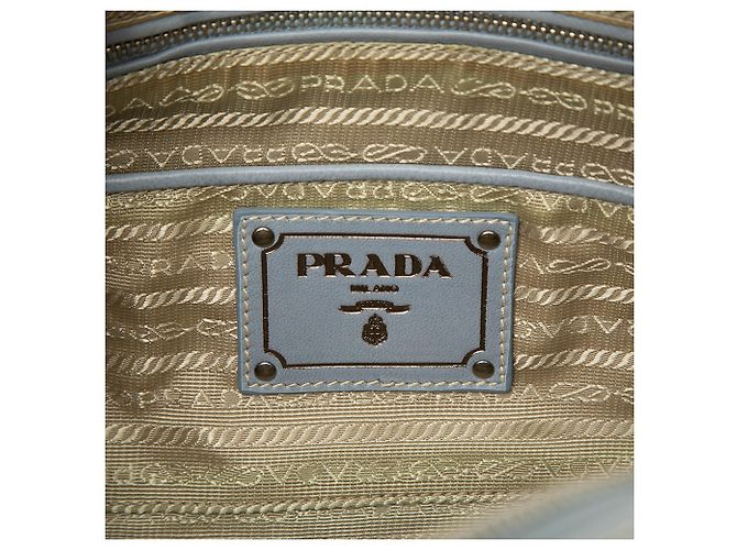Re-Edition Prada Blue Nappa Antique Re Edition 2001 Top Handle Tasche - Ansicht 5