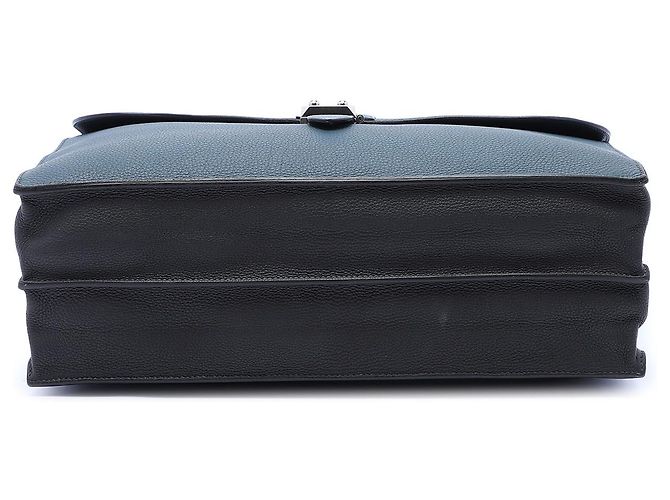 Sac à dépêches Hermès Blue Togo Casaque Sac a Depeches 38 - vista 3
