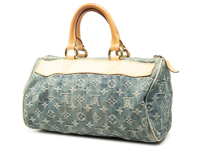 Louis Vuitton Blue Monogram Denim Neo Speedy 30 - vista 2
