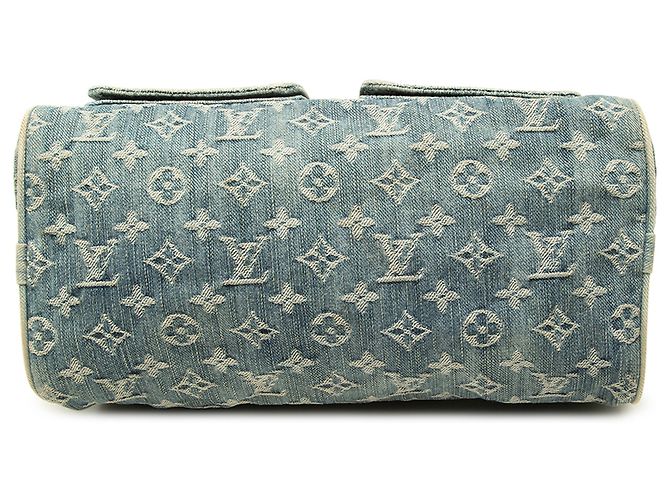 Louis Vuitton Blue Monogram Denim Neo Speedy 30 - vista 3