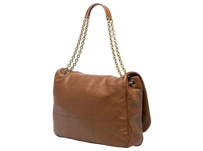 Autre Marque Borsa a tracolla Jamie 4.3 Large in pelle di agnello matelassé marrone Saint Laurent - vista 2