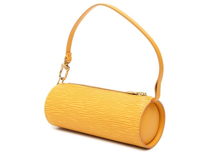 Louis Vuitton Yellow Epi Papillon Pochette - vista 2