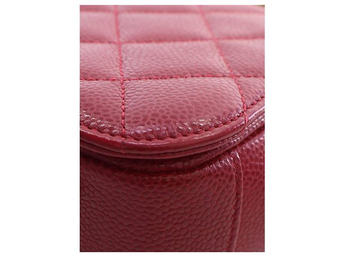 Chanel Red Mini Quilted Lambskin Carry Chic Flap - vista 8