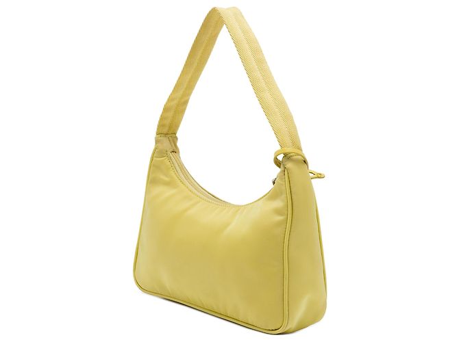 Re-Edition Prada Bolso de hombro Mini Tessuto Re Edition 2000 Amarillo - vista 2