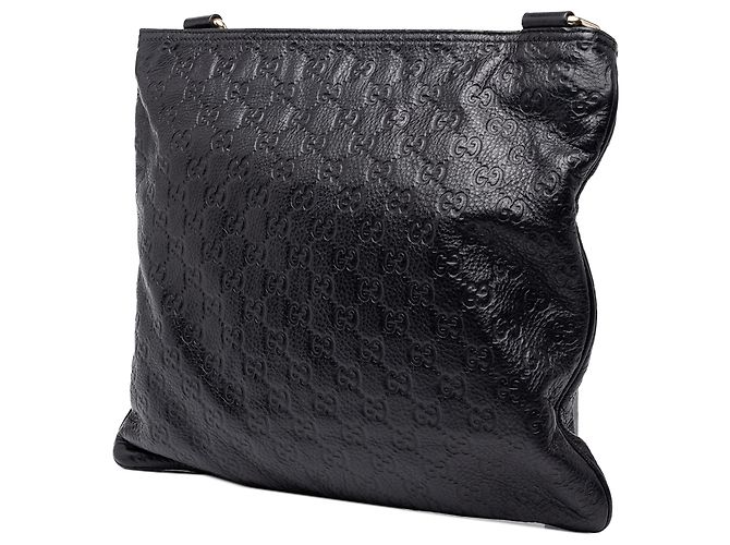 Borsa a tracolla Gucci Black Guccissima - vista 2