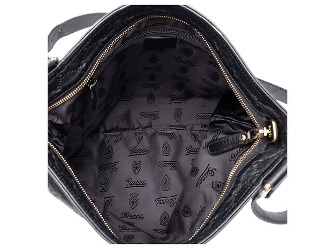 Borsa a tracolla Gucci Black Guccissima - vista 4