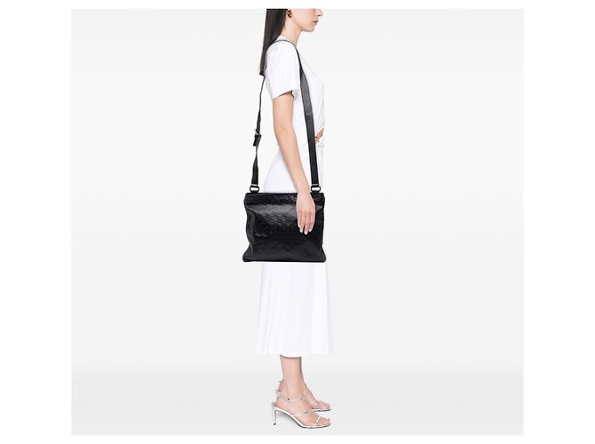 Borsa a tracolla Gucci Black Guccissima - vista 6