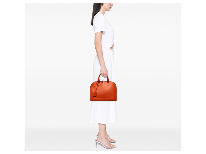 Louis Vuitton Orange Epi Alma PM - vista 7