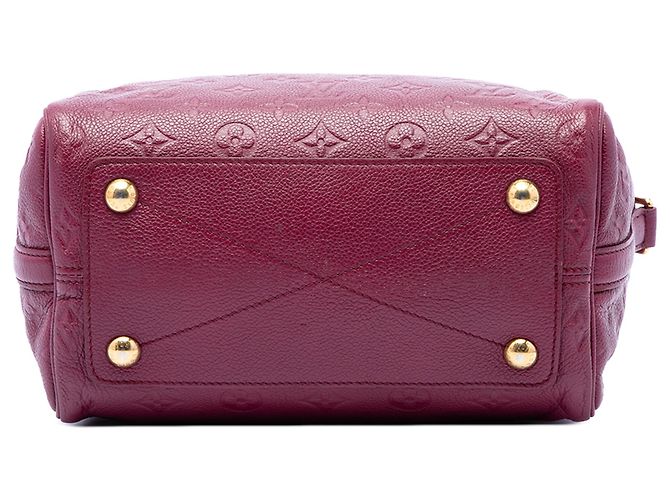 Louis Vuitton Red Monogram Empreinte Speedy Bandouliere 25 - vista 3