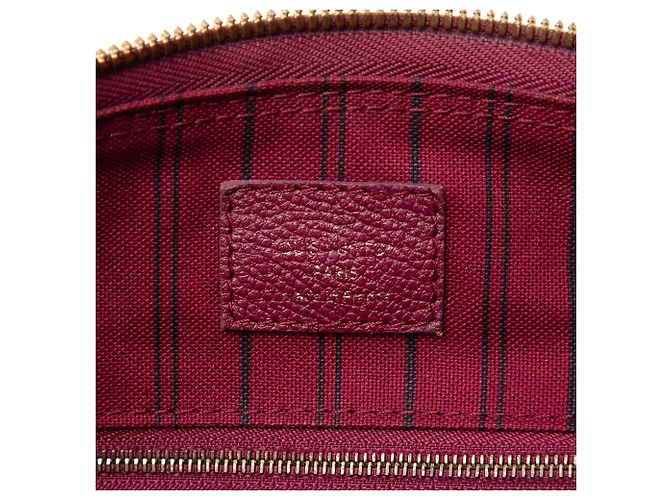 Louis Vuitton Red Monogram Empreinte Speedy Bandouliere 25 - vista 5