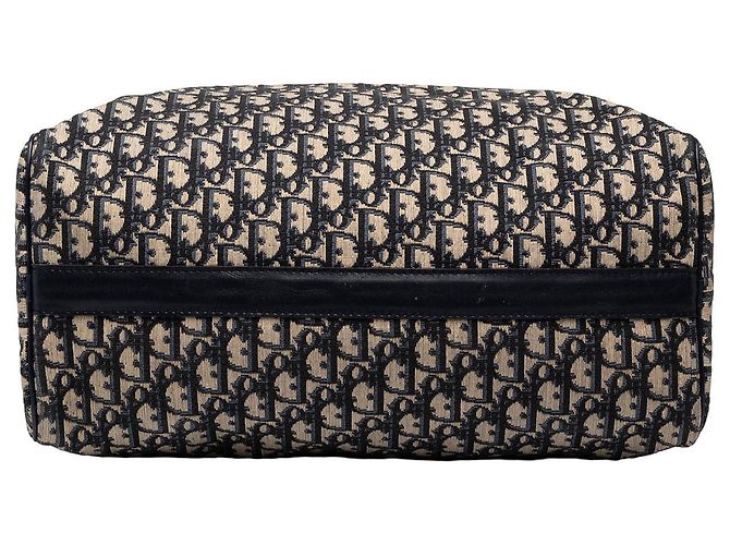 Borsa da viaggio Dior Blue Oblique Canvas - vista 3
