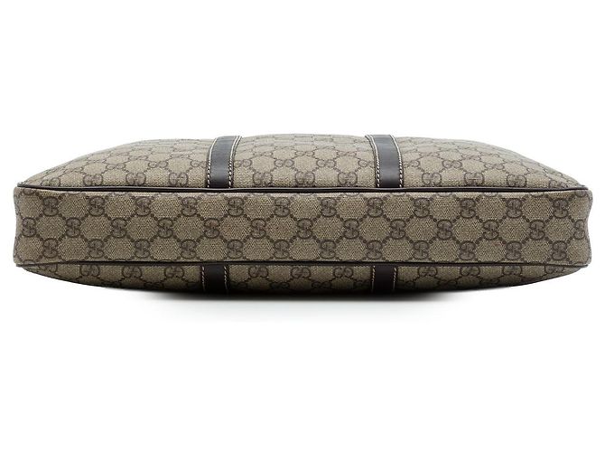 Borsa da lavoro Gucci Beige GG Supreme - vista 3