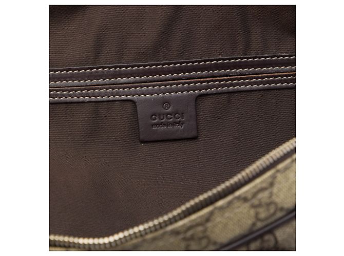 Borsa da lavoro Gucci Beige GG Supreme - vista 5