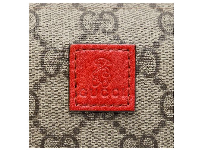 Borsa Boston Mini GG Supreme Joy per Bambini Gucci Beige - vista 5