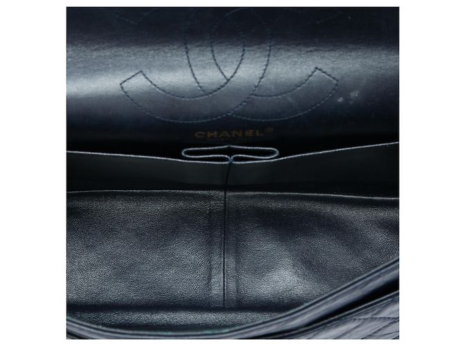 Chanel Blue Quilted Aged Calfskin Reissue 2.55 Double Flap 226 - vista 4
