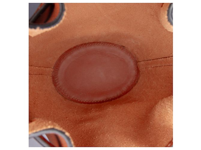 Borsa a secchiello Balloon Nano in pelle marrone LOEWE - vista 4