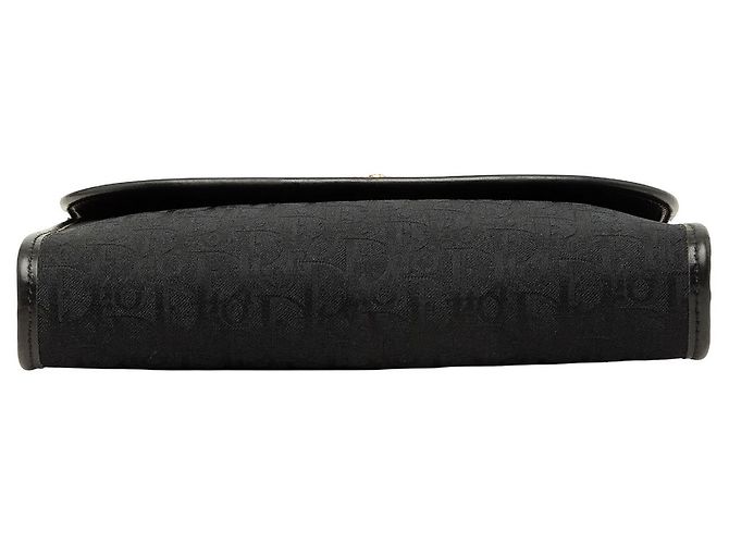 Borsa a tracolla con catena Diorissimo Trotter Canvas Nera Dior - vista 3
