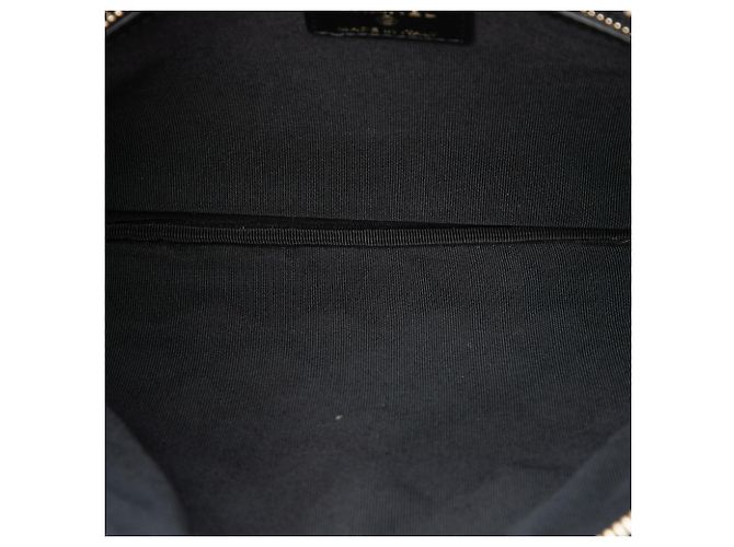 Chanel Black Medium Quilted Caviar Boy O Case Clutch - vista 4