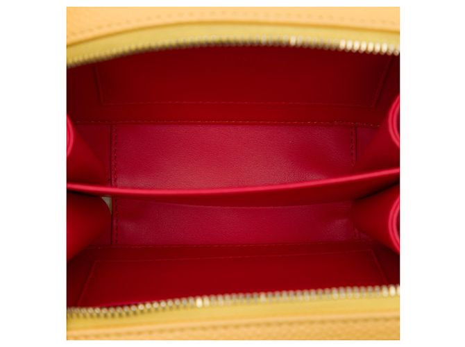 Mini Vanity Case Chanel Orange Tricolor Caviar CC Filigree - vista 4