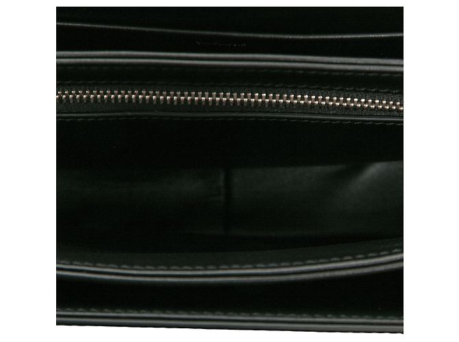Céline Celine Black Classique Shiny Calfskin Triomphe Crossbody - vue 4
