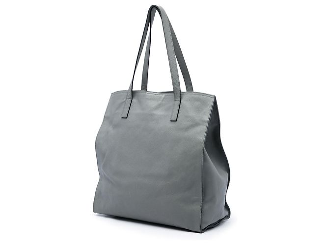 mala Prada Medium Saffiano Cinza - vista 2