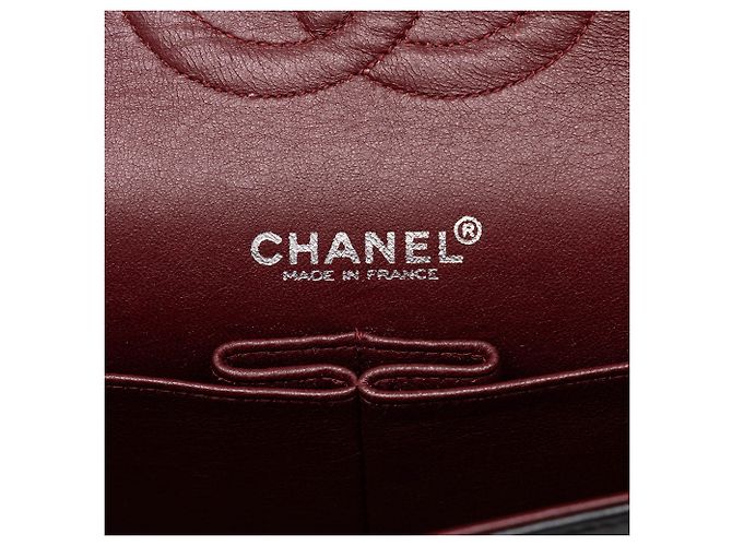 Chanel Black Medium Classic Lambskin Double Flap - vista 5