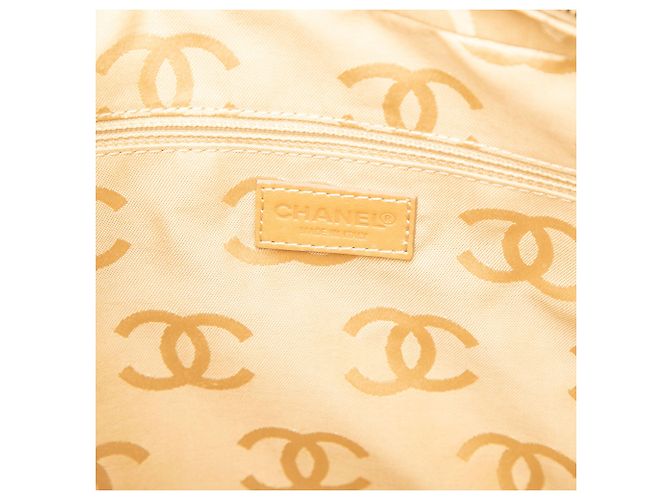 Chanel Beige CC Handtasche aus Lammleder Wild Stitch - Ansicht 5