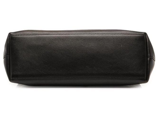 Bamboo Bolsa de Ombro Gucci em Pele de Bezerro Preta com Bambu - vista 3