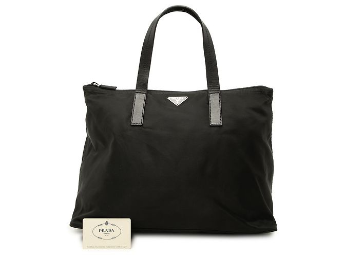 Prada Black Tessuto Tote - view 7