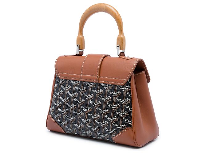 Saïgon Goyard Brown Mini Goyardine Saigon Souple - vista 2