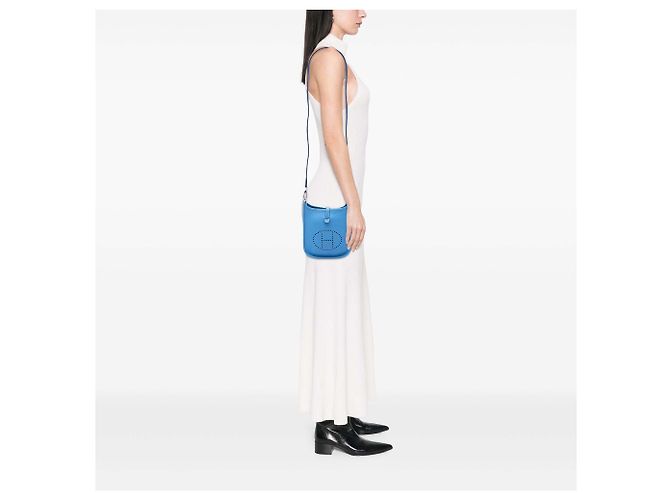 Hermès Blue Clemence Evelyne I 16 Amazone - Ansicht 6