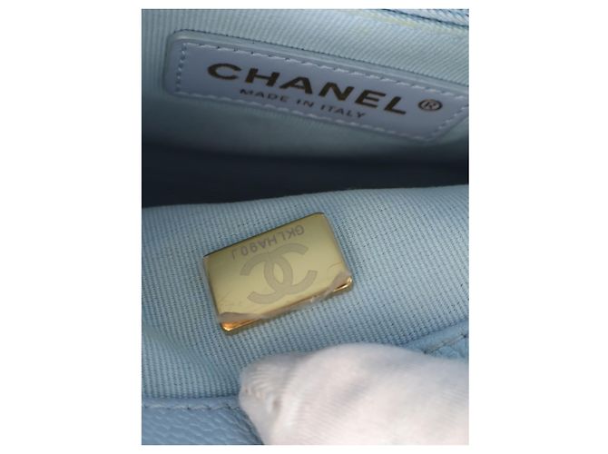 Chanel Blue Mini Quilted Iridescent Caviar My Perfect Flap - vista 10