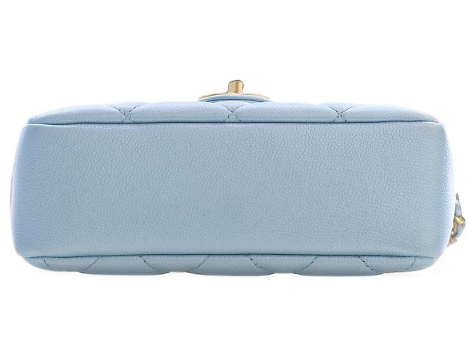 Chanel Blue Mini Quilted Iridescent Caviar My Perfect Flap - vista 3
