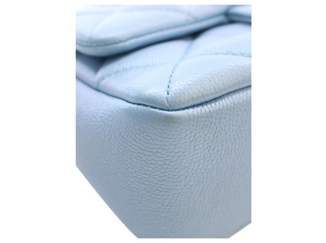 Chanel Blue Mini Quilted Iridescent Caviar My Perfect Flap - vista 8