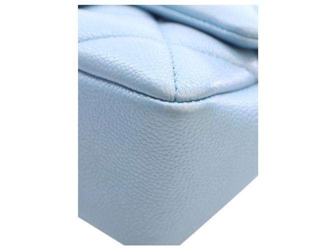 Chanel Blue Mini Quilted Iridescent Caviar My Perfect Flap - vista 9